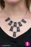 Paparazzi "Anything GALAPAGOS!" Black Necklace & Earring Set Paparazzi Jewelry