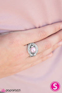 Paparazzi "A Pearl Kind of Girl" Pink Ring Paparazzi Jewelry