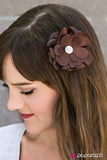 Paparazzi "A Perfect Blend" Brown Hair Clip Paparazzi Jewelry