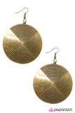 Paparazzi "A Perfect Paradox" Brass Earrings Paparazzi Jewelry