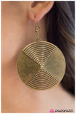 Paparazzi "A Perfect Paradox" Brass Earrings Paparazzi Jewelry