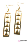 Paparazzi "A Pointed Question" Gold Earrings Paparazzi Jewelry