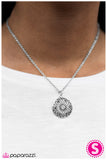 Paparazzi "A Pretty Sight" White Necklace & Earring Set Paparazzi Jewelry