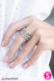 Paparazzi "A Princess Story - White" ring Paparazzi Jewelry
