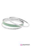 Paparazzi "Aqua Breeze - Green" bracelet Paparazzi Jewelry