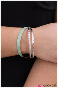 Paparazzi "Aqua Breeze - Green" bracelet Paparazzi Jewelry