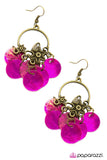 Paparazzi "Aquamarine Dream" Pink Earrings Paparazzi Jewelry