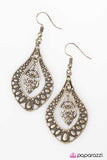 Paparazzi "Arabian Affair" Brass Earrings Paparazzi Jewelry