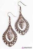 Paparazzi "Arabian Affair" Copper Earrings Paparazzi Jewelry