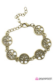 Paparazzi "Arbor Day" Brass Bracelet Paparazzi Jewelry