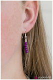 Paparazzi "Archer" Purple Necklace & Earring Set Paparazzi Jewelry