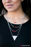 Paparazzi "Archer - Red" necklace Paparazzi Jewelry