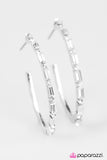 Paparazzi "Arctic Chill - White" earring Paparazzi Jewelry