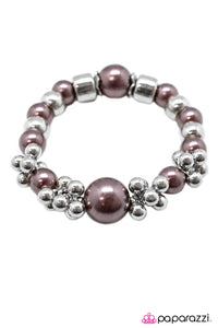 Paparazzi "Arm Candy" Purple Bracelet Paparazzi Jewelry