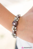 Paparazzi "Arm Candy" Purple Bracelet Paparazzi Jewelry