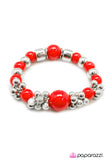 Paparazzi "Arm Candy" Red Bracelet Paparazzi Jewelry