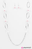 Paparazzi "A Role To SHINE For" Pink Necklace & Earring Set Paparazzi Jewelry