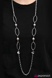 Paparazzi "A Role To SHINE For" Silver Necklace & Earring Set Paparazzi Jewelry