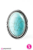 Paparazzi "A Rolling SANDSTONE" Blue Ring Paparazzi Jewelry
