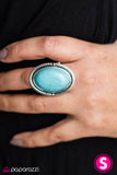 Paparazzi "A Rolling SANDSTONE" Blue Ring Paparazzi Jewelry