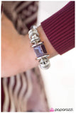 Paparazzi "Around The Block" Purple Bracelet Paparazzi Jewelry