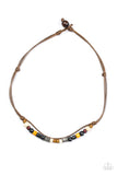 Paparazzi "Aruba Adventure - Brown" necklace Paparazzi Jewelry