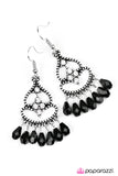 Paparazzi "Aruba Allure" Black Earrings Paparazzi Jewelry