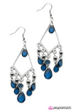 Paparazzi "A Run For Your Money" Blue Earrings Paparazzi Jewelry