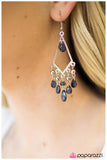 Paparazzi "A Run For Your Money" Blue Earrings Paparazzi Jewelry