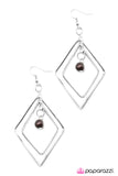 Paparazzi "A Saving Grace" Brown Earrings Paparazzi Jewelry