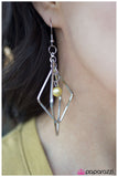 Paparazzi "A Saving Grace - Yellow" earring Paparazzi Jewelry