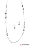 Paparazzi "As Far As The Eye Can See" White Necklace & Earring Set Paparazzi Jewelry