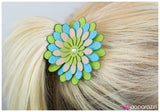 Paparazzi "As Follows..." Green Hair Clip Paparazzi Jewelry