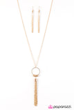 Paparazzi "As I Wander - Gold" necklace Paparazzi Jewelry