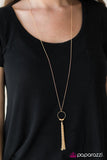 Paparazzi "As I Wander - Gold" necklace Paparazzi Jewelry