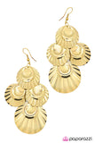 Paparazzi "Ask and You SHELL Receive" Gold Earrings Paparazzi Jewelry