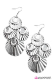 Paparazzi "Ask and You SHELL Receive" Silver Earrings Paparazzi Jewelry