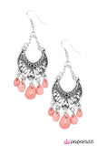 Paparazzi "Ask For the Moon" Pink Earrings Paparazzi Jewelry