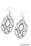 Paparazzi "A Smash Hit" White Earrings Paparazzi Jewelry