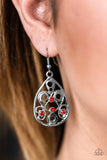 Paparazzi "As MONSOON As Possible - Red" earring Paparazzi Jewelry
