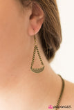 Paparazzi "As MOON As Possible - Brass" necklace Paparazzi Jewelry