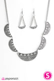 Paparazzi "As MOON As Possible - Silver" necklace Paparazzi Jewelry