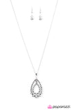 Paparazzi "A Sparkle Affair" White Necklace & Earring Set Paparazzi Jewelry