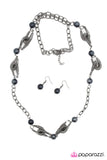 Paparazzi "A Spring In My Step" Black Necklace & Earring Set Paparazzi Jewelry