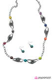 Paparazzi "A Spring In My Step" Multi Necklace & Earring Set Paparazzi Jewelry