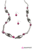 Paparazzi "A Spring In My Step" Pink Necklace & Earring Set Paparazzi Jewelry