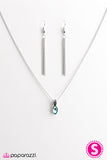 Paparazzi "As Soon As POSH-ible!" Blue Necklace & Earring Set Paparazzi Jewelry