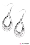 Paparazzi "As The Tears Go By" Silver Earrings Paparazzi Jewelry