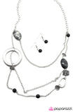 Paparazzi "A Stones Throw - Black" necklace Paparazzi Jewelry