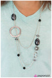 Paparazzi "A Stones Throw - Black" necklace Paparazzi Jewelry